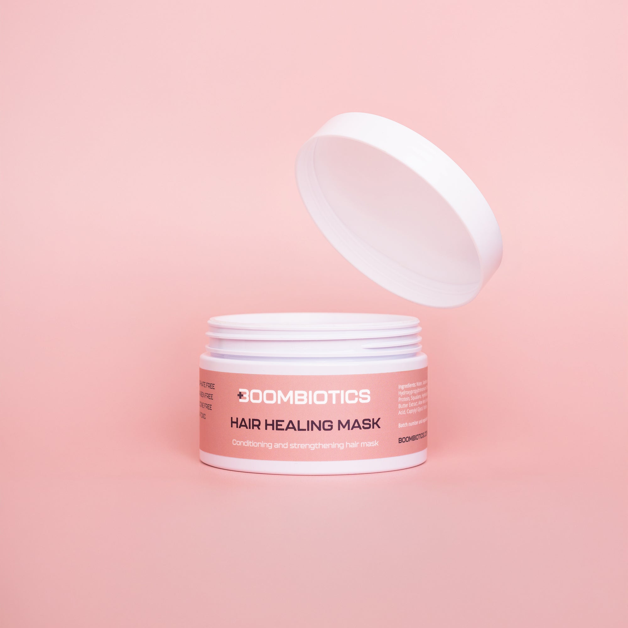 Boombiotics Hair Healing Mask Nourish, repair, glow, and grow.